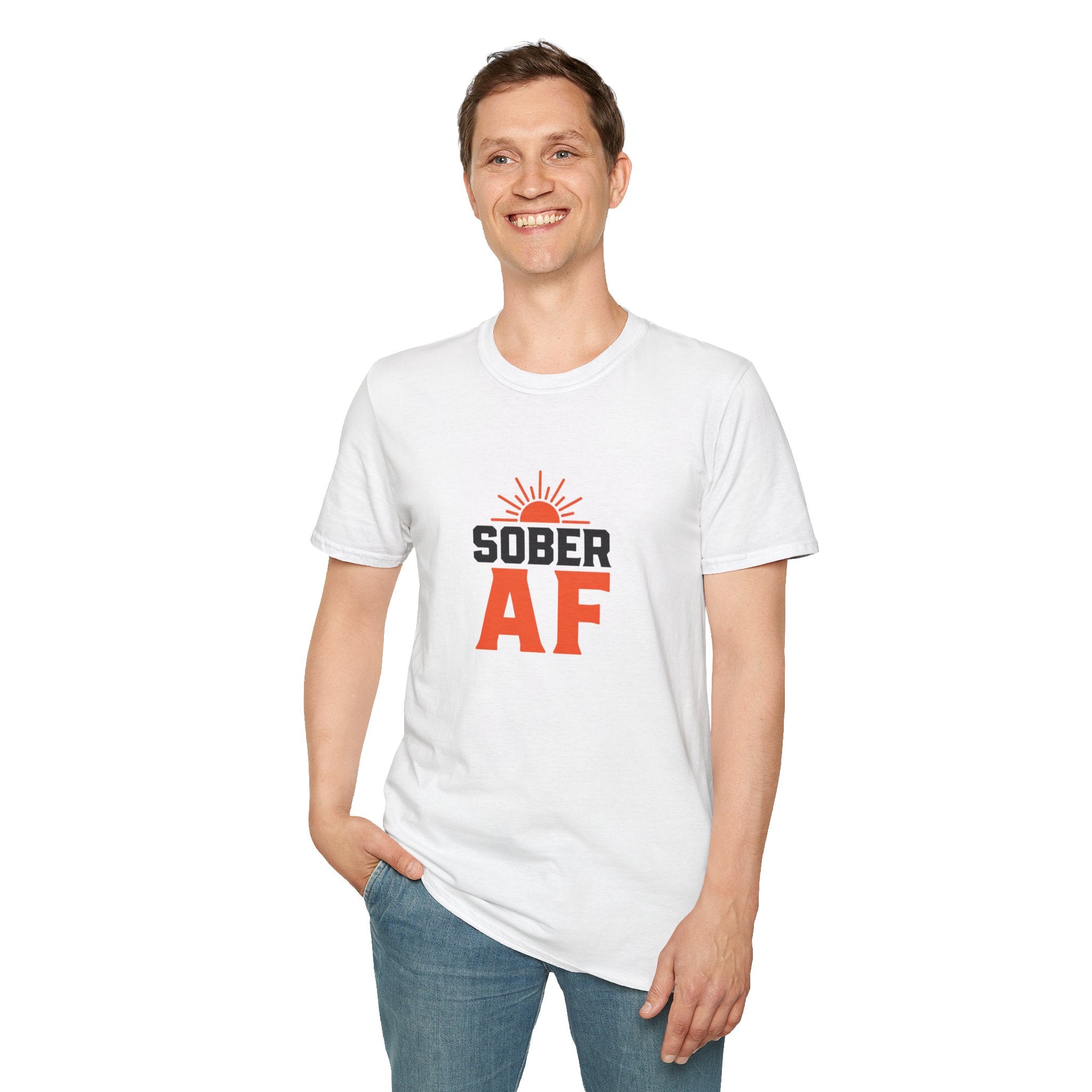 Sober AF sunrise T-Shirt | Recovery sober tee