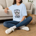 Clean & Sober Angel Graphic T-Shirt — Recovery Support Tee