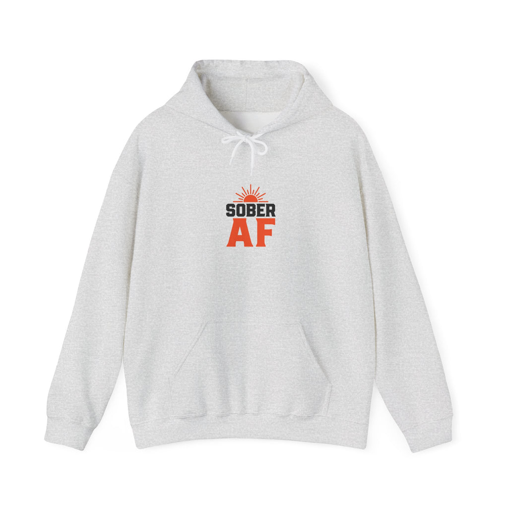 Sober AF hoodie | sobriety recovery sweatshirt