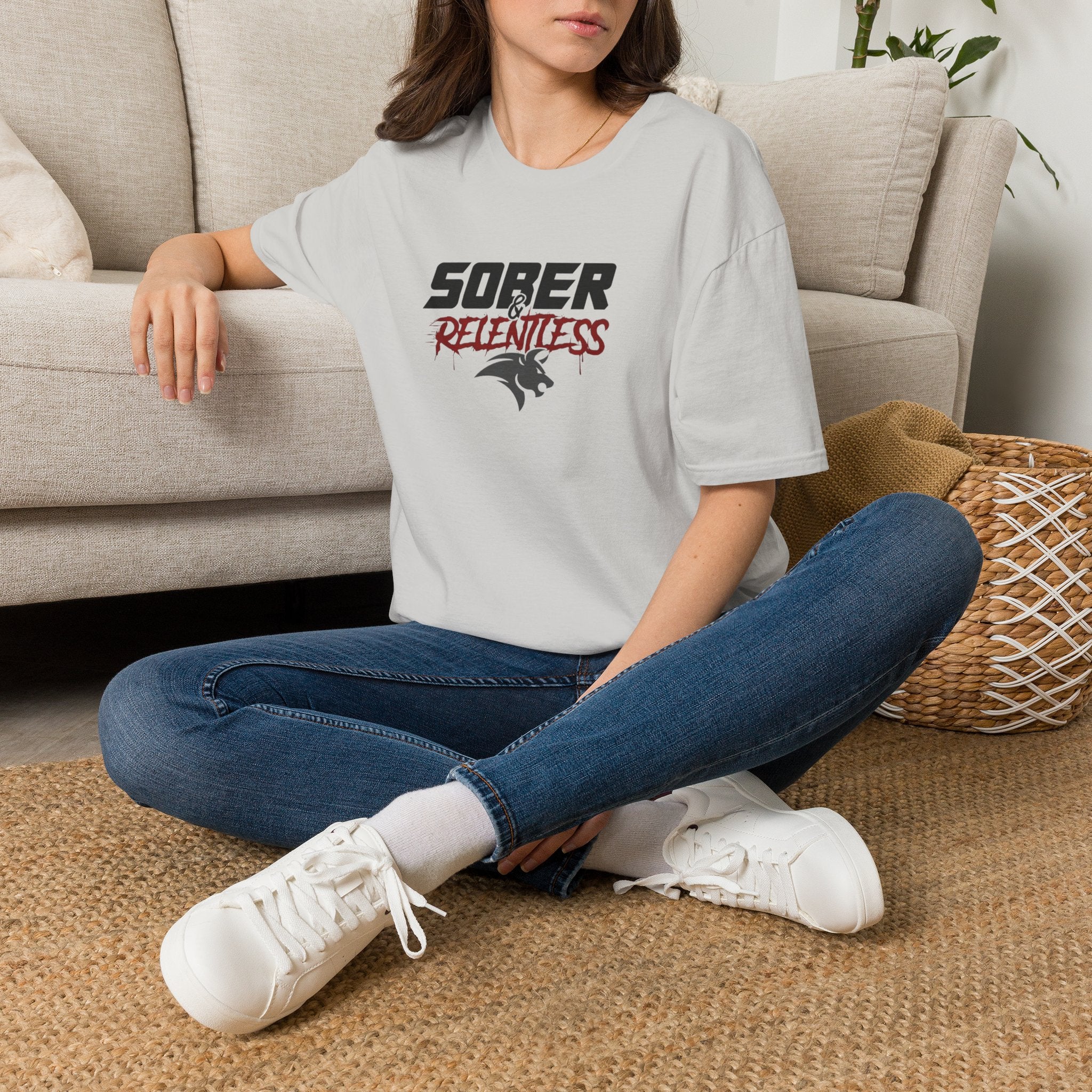 Sober Relentless Tee | Recovery Motivation T-Shirt