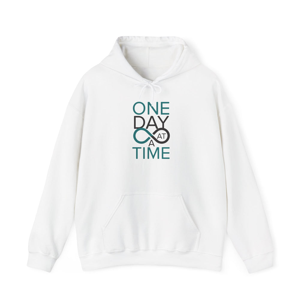 One Day at a Time Hoodie | Inspirational Typography Sweatshirt