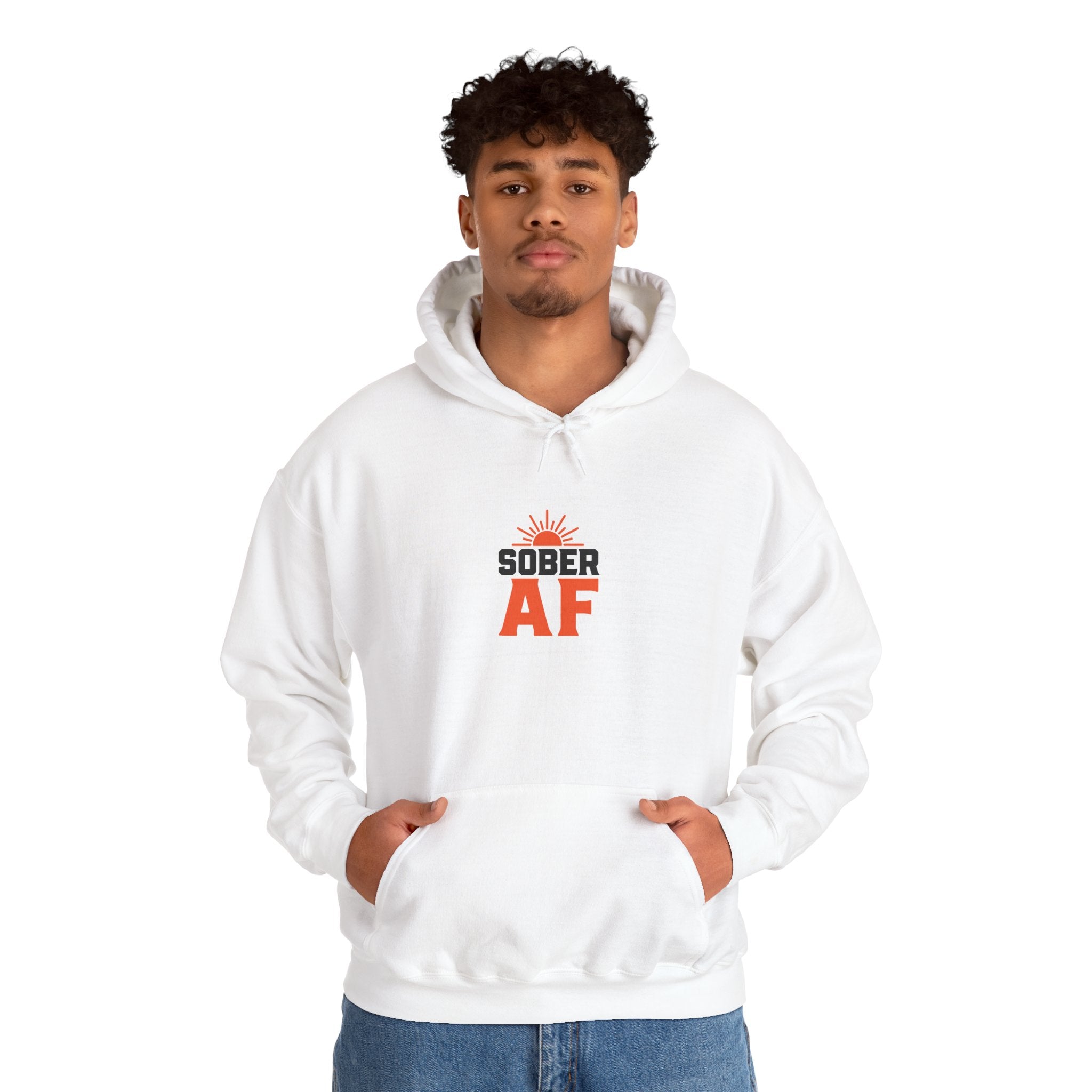 Sober AF hoodie | sobriety recovery sweatshirt