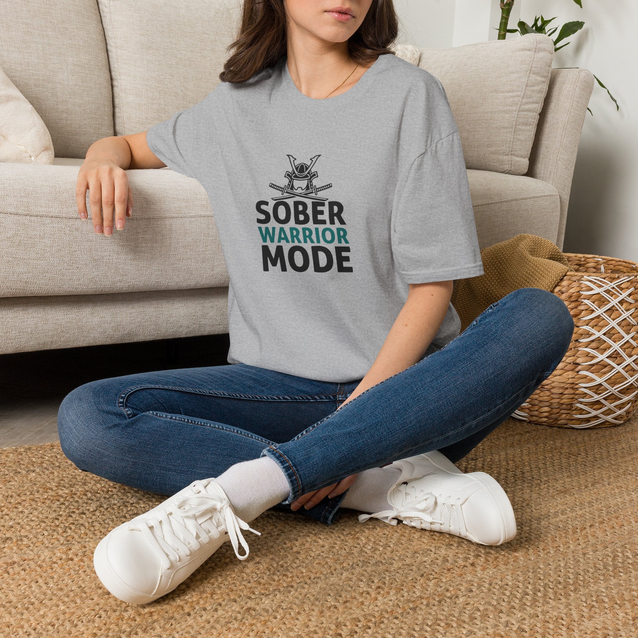 Sober Warrior Mode T-Shirt | Recovery Support Tee