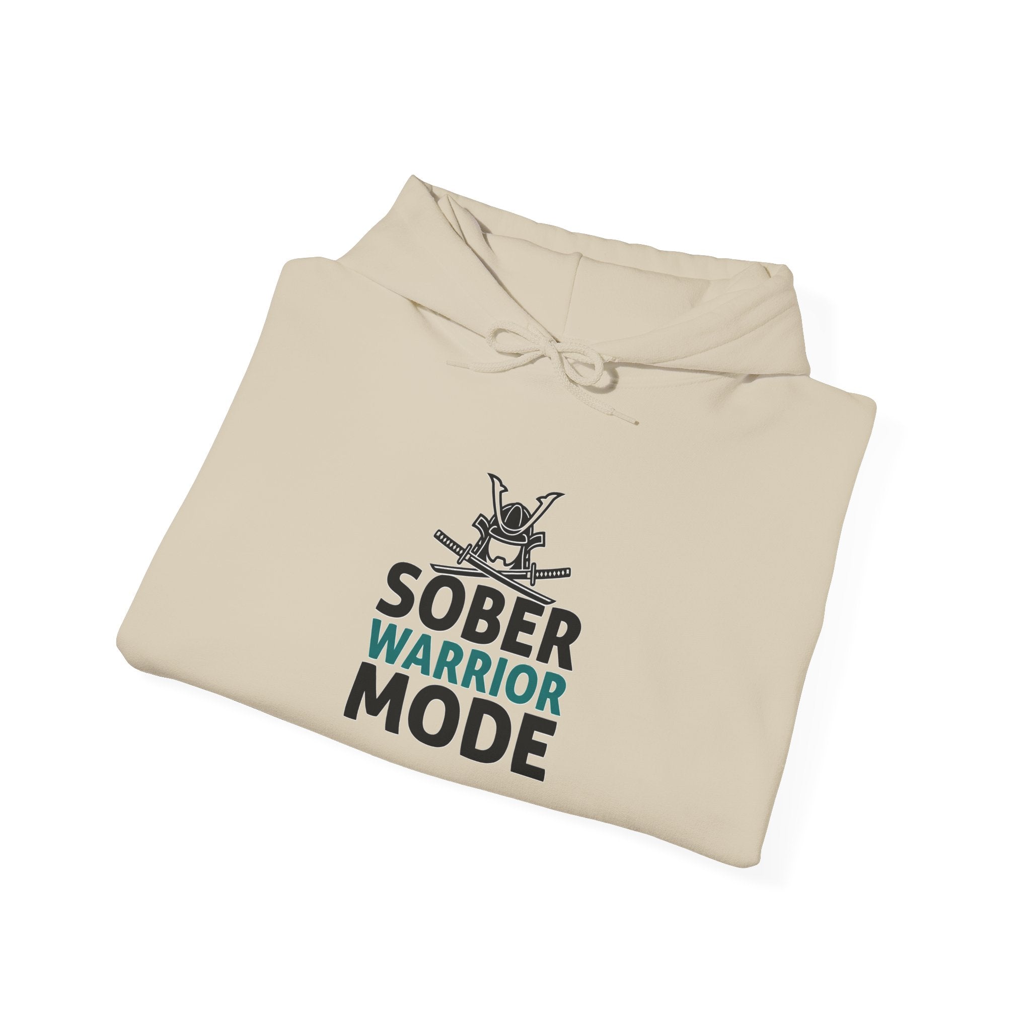 Sober Warrior Mode Hoodie | Recovery Support Graphic Sweatshirt