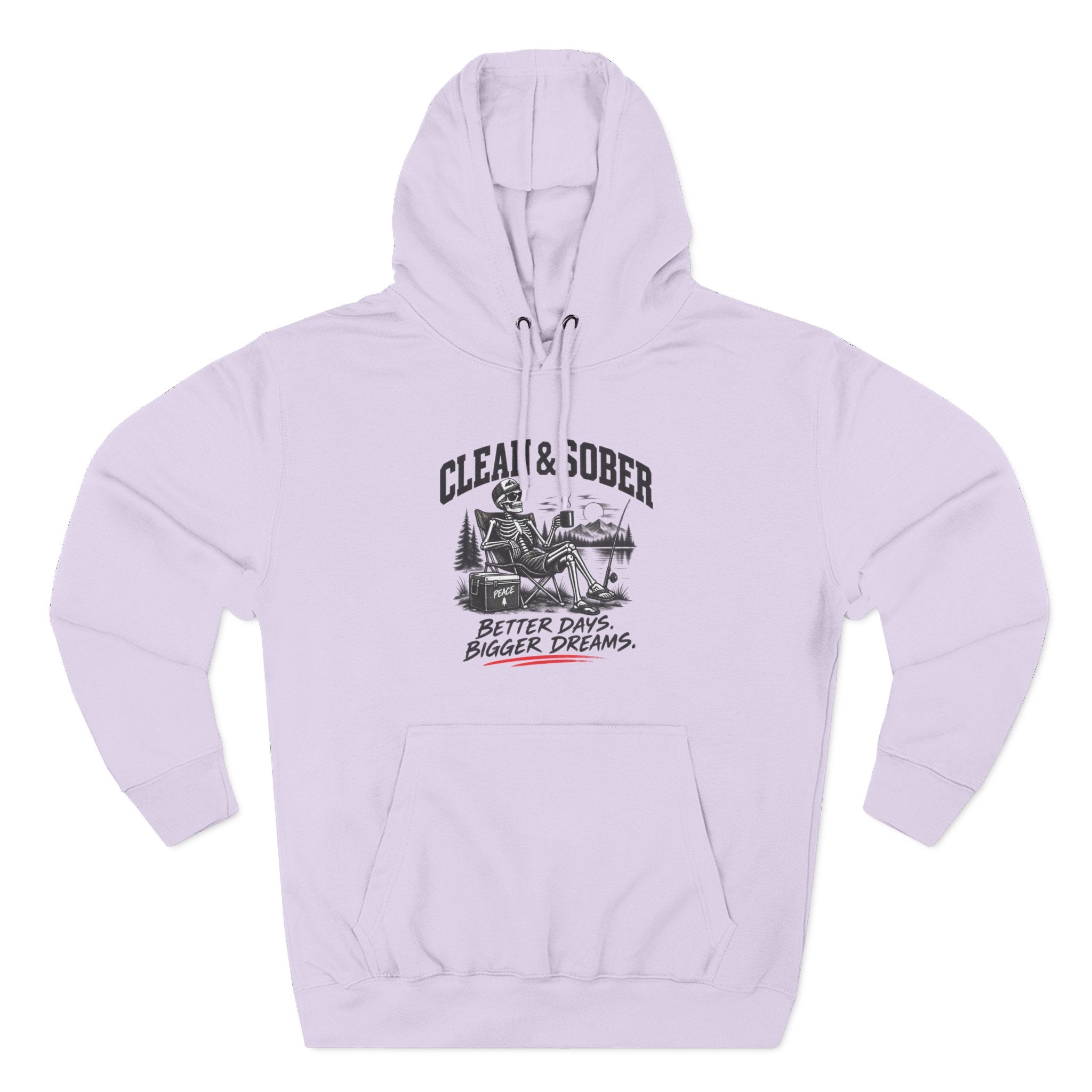 Clean & Sober cabin scene Hoodie | Better Days Bigger Dreams