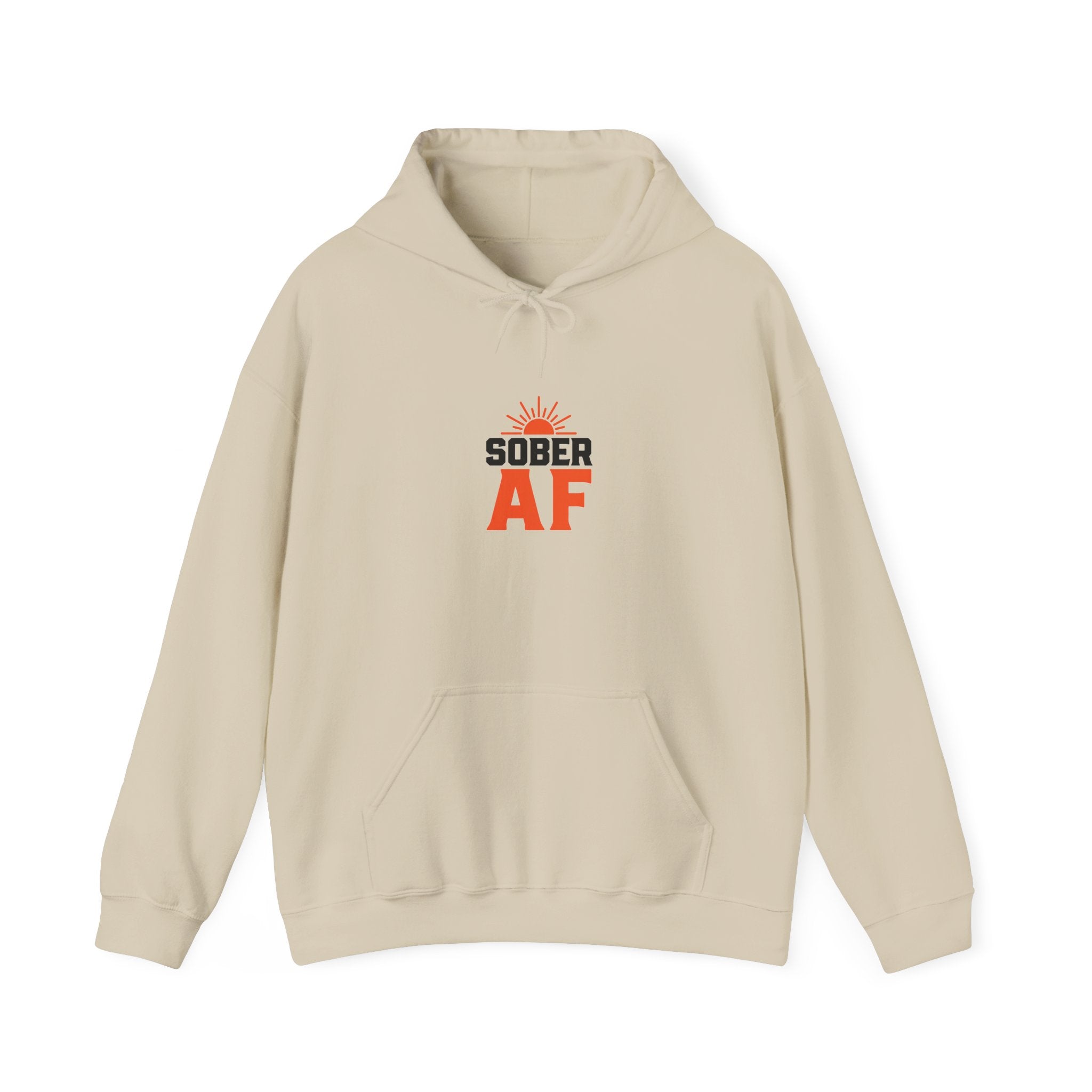 Sober AF hoodie | sobriety recovery sweatshirt