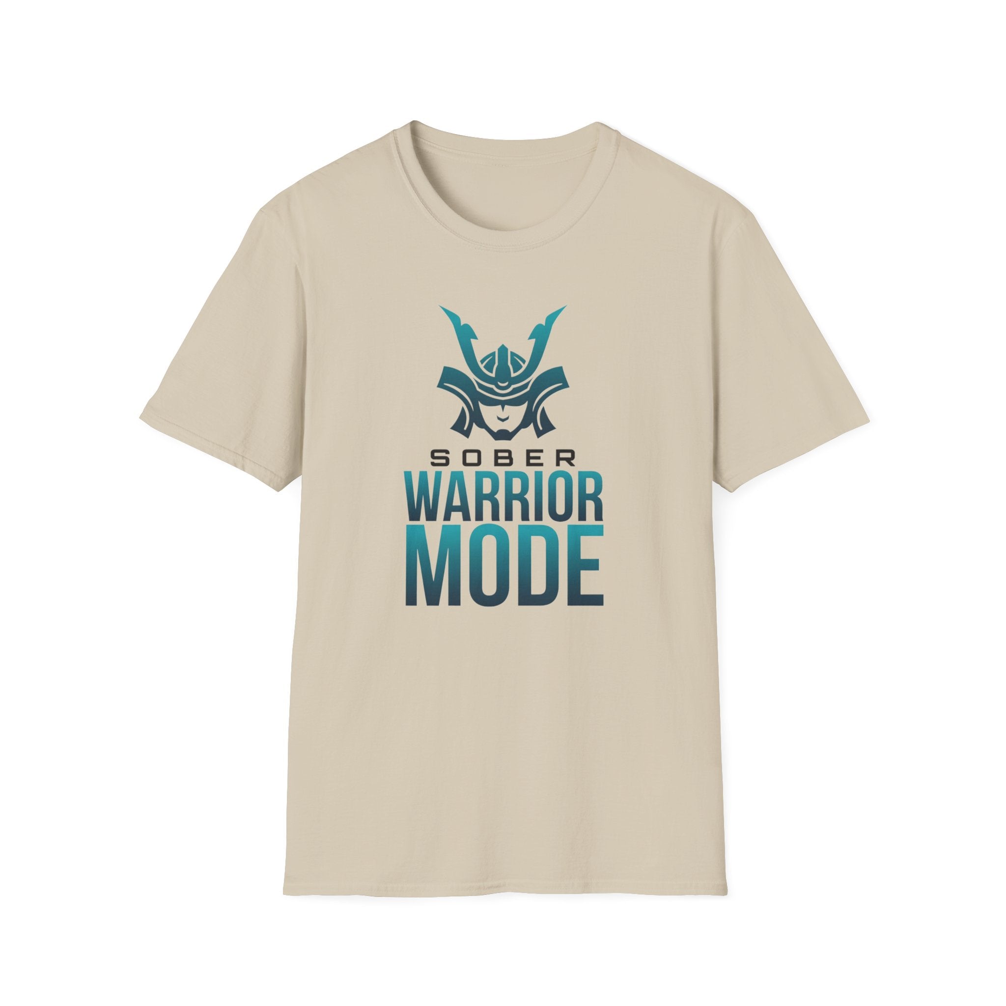 Sober Warrior Mode T-Shirt | Samurai Helmet Recovery Tee