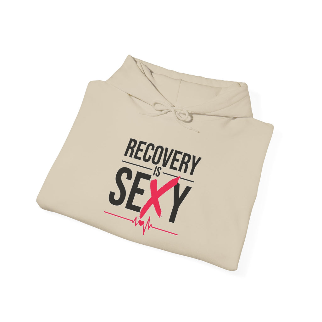 Recovery Is Sexy - Unisex Heavy Blend™ Hooded Sweatshirt - Sobriety