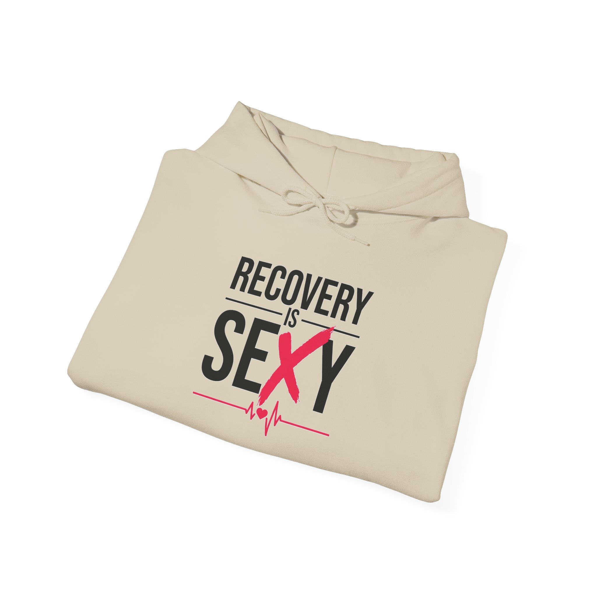 Recovery Is Sexy - Unisex Heavy Blend™ Hooded Sweatshirt - Sobriety