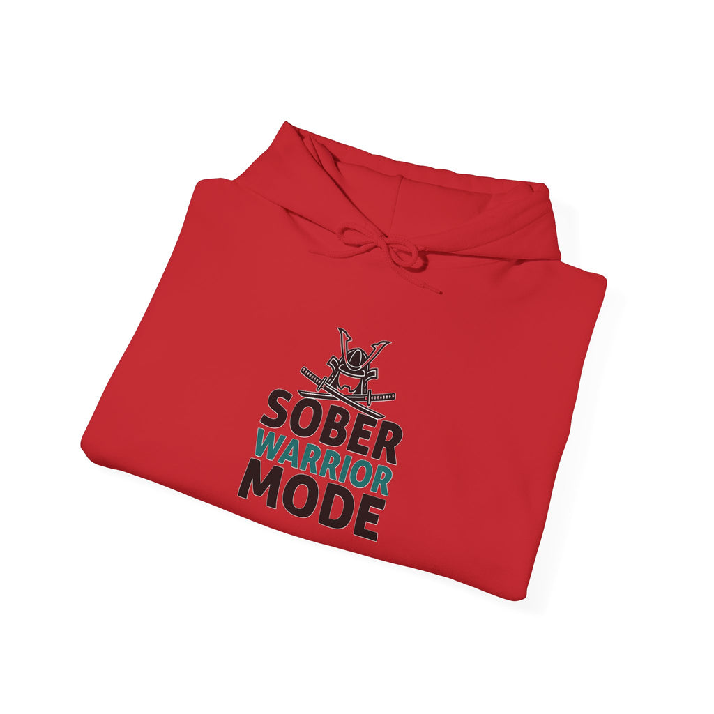 Sober Warrior Mode Hoodie | Recovery Support Graphic Sweatshirt