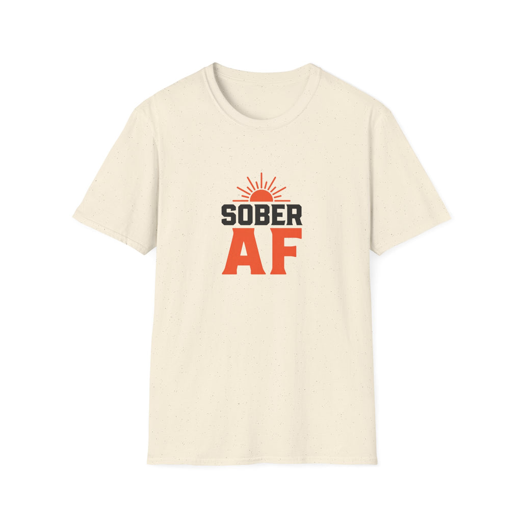 Sober AF sunrise T-Shirt | Recovery sober tee