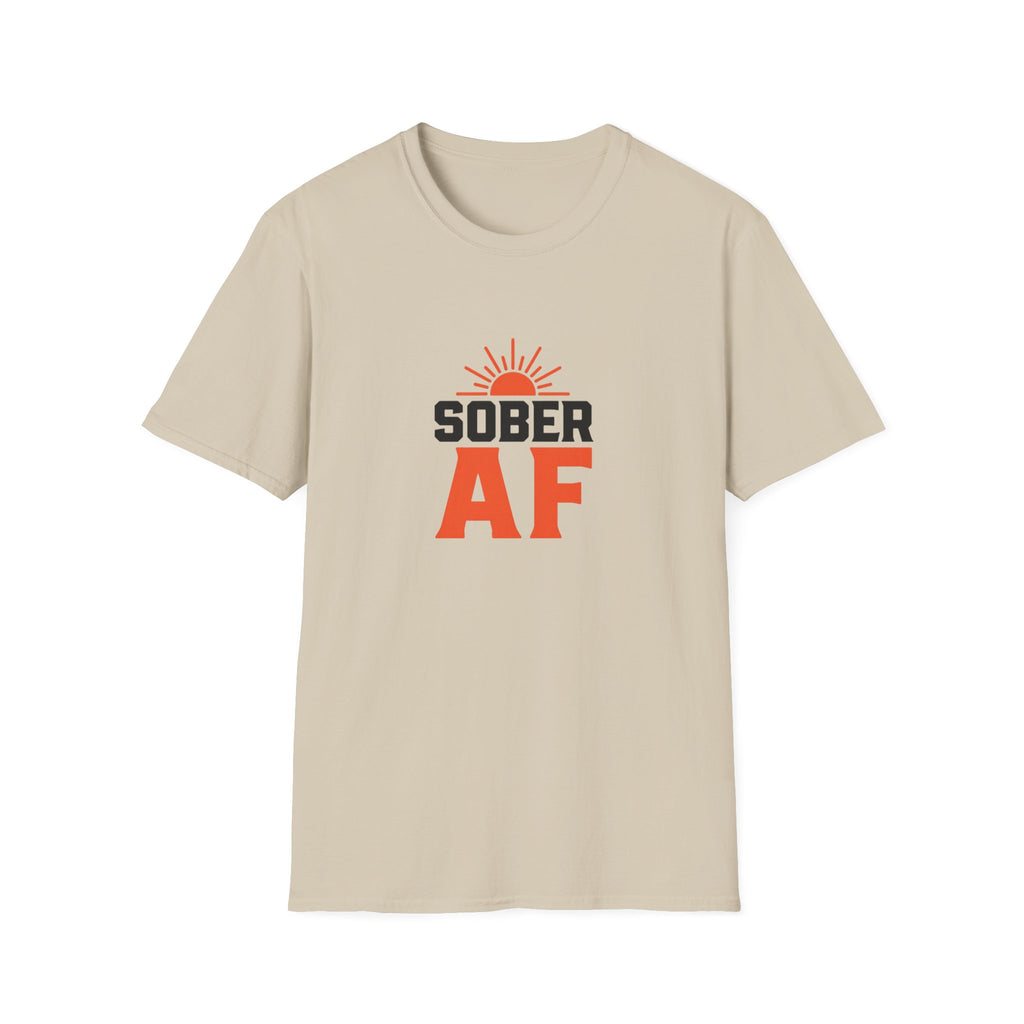Sober AF sunrise T-Shirt | Recovery sober tee