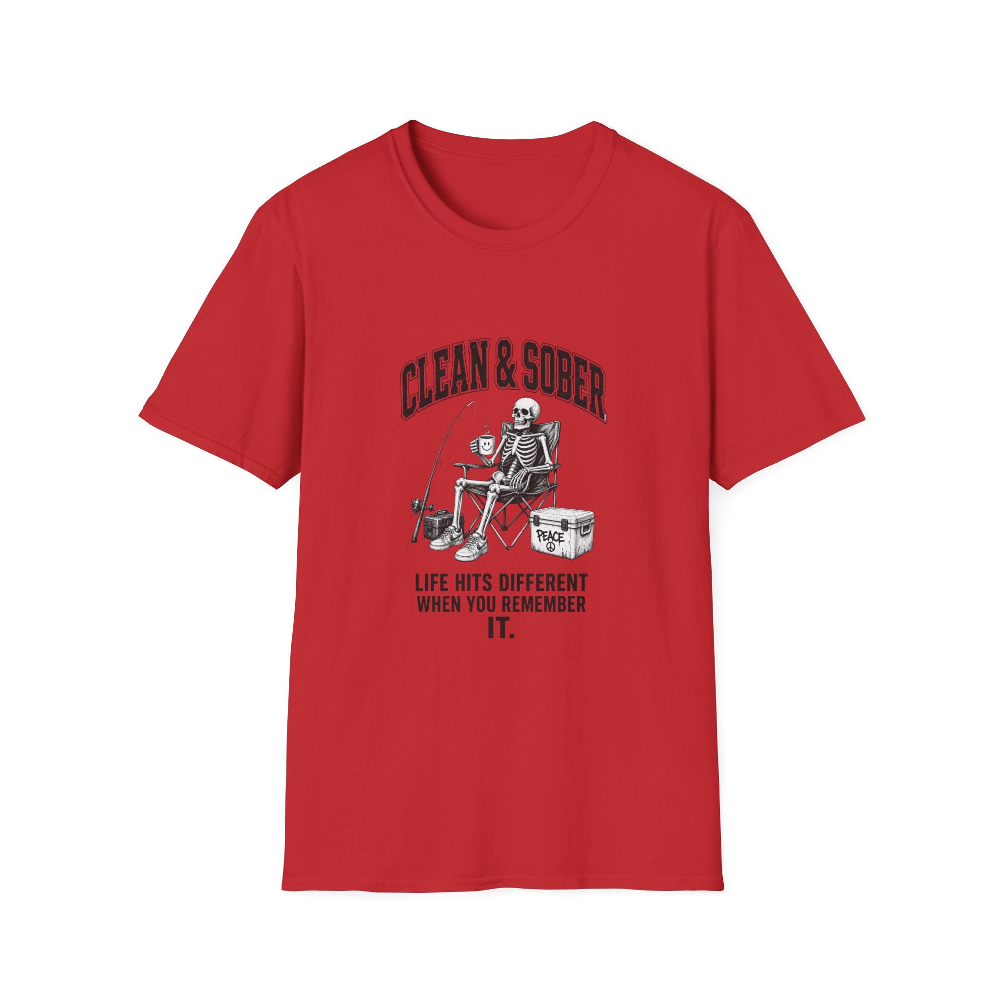 Clean & Sober skeleton tee | T-Shirt