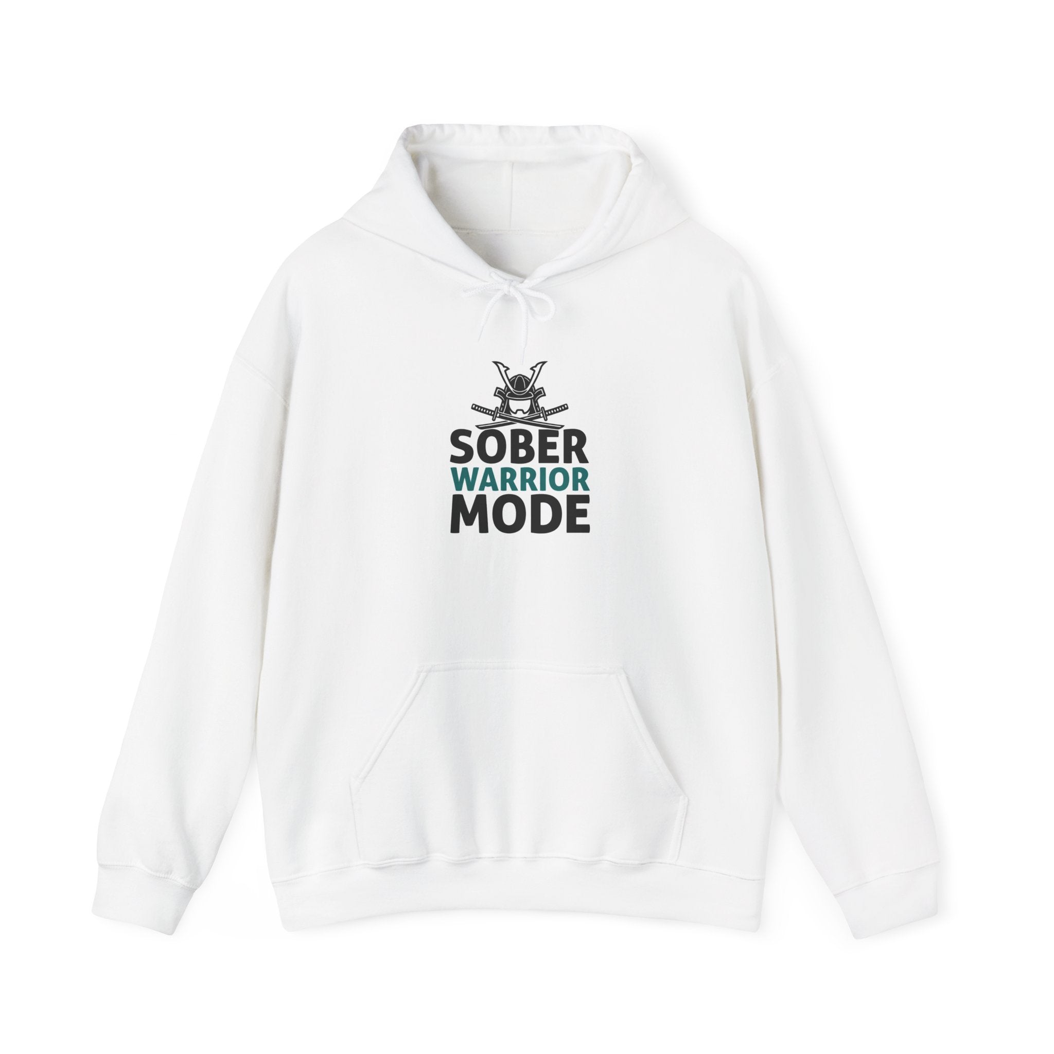 Sober Warrior Mode Hoodie | Recovery Support Graphic Sweatshirt