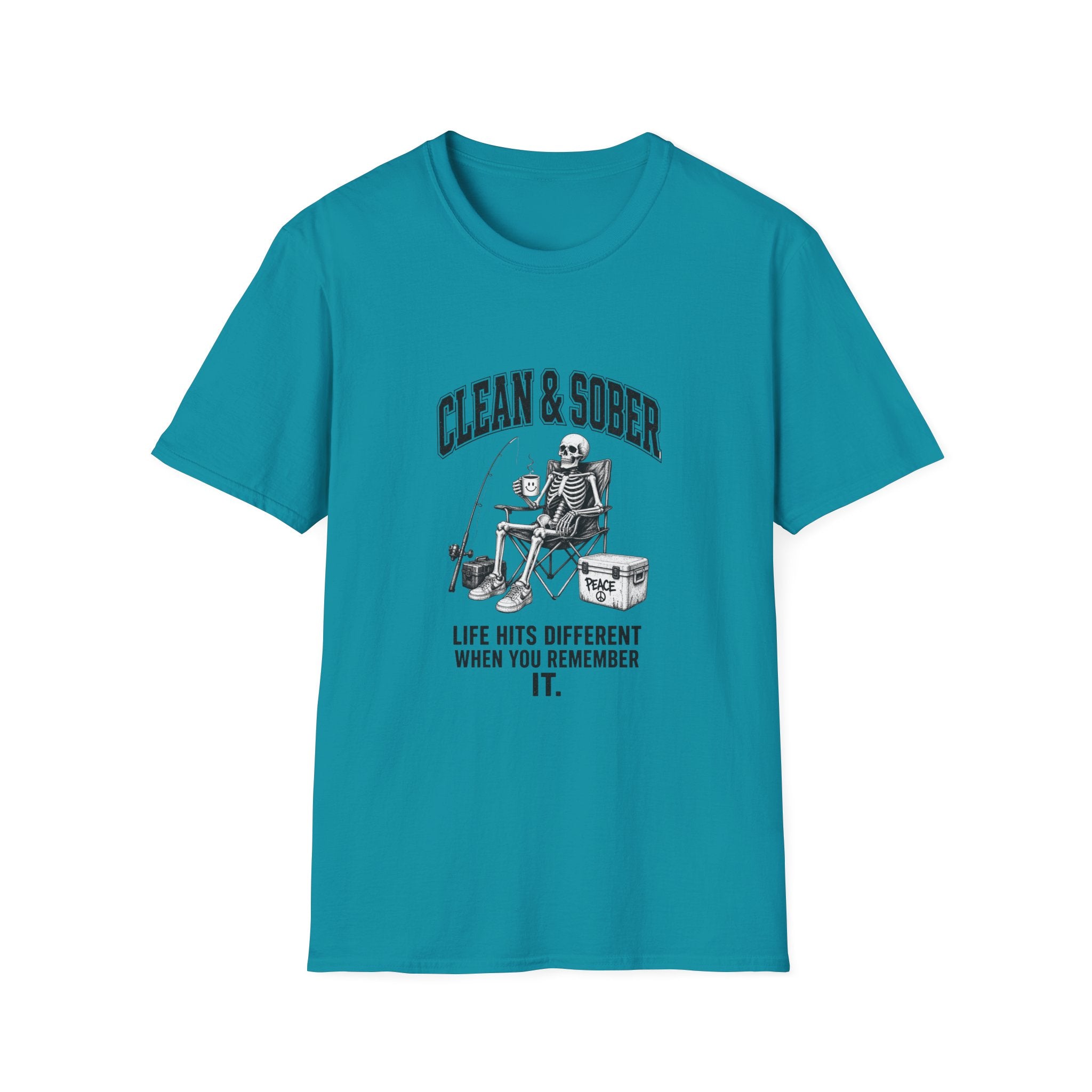 Clean & Sober skeleton tee | T-Shirt