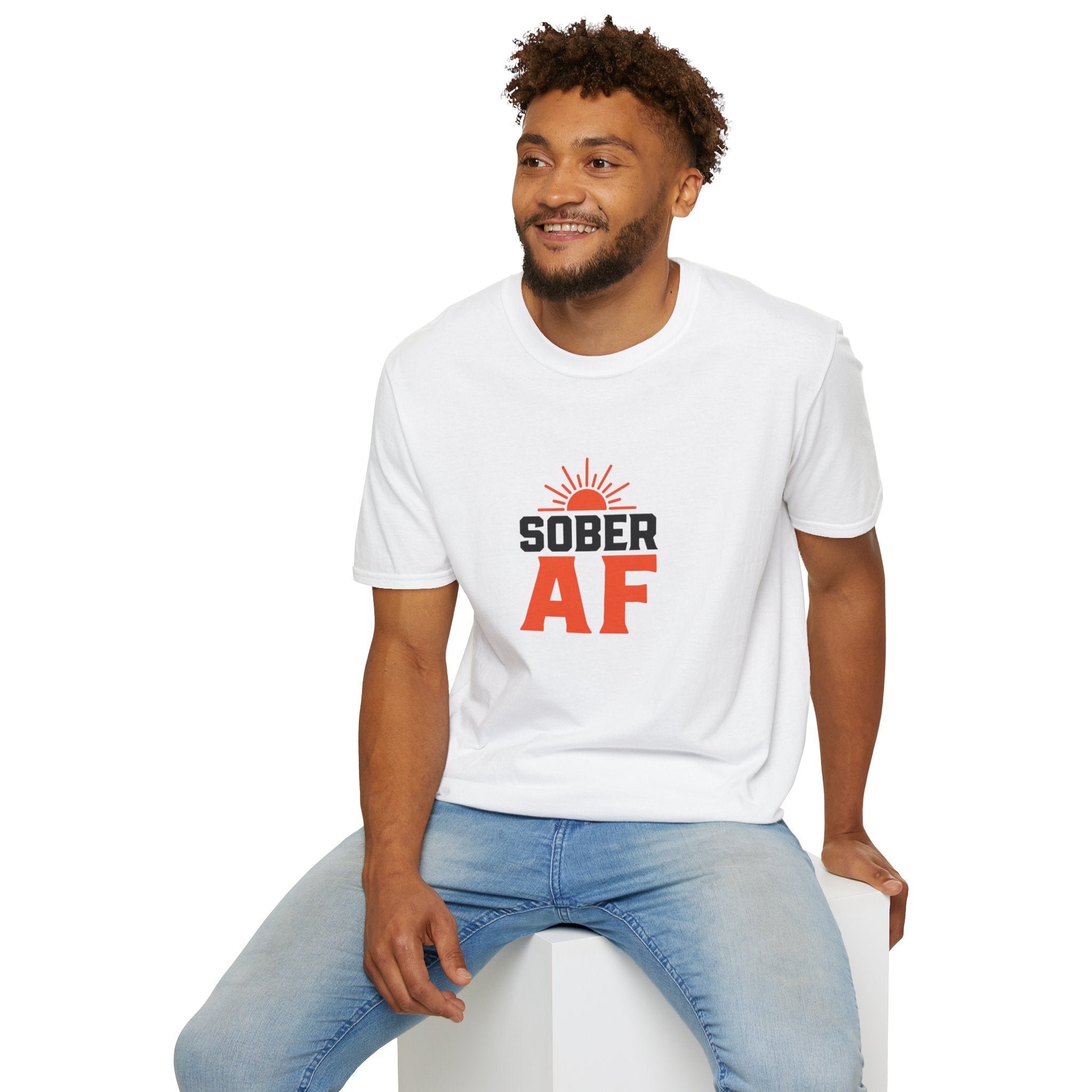 Sober AF sunrise T-Shirt | Recovery sober tee