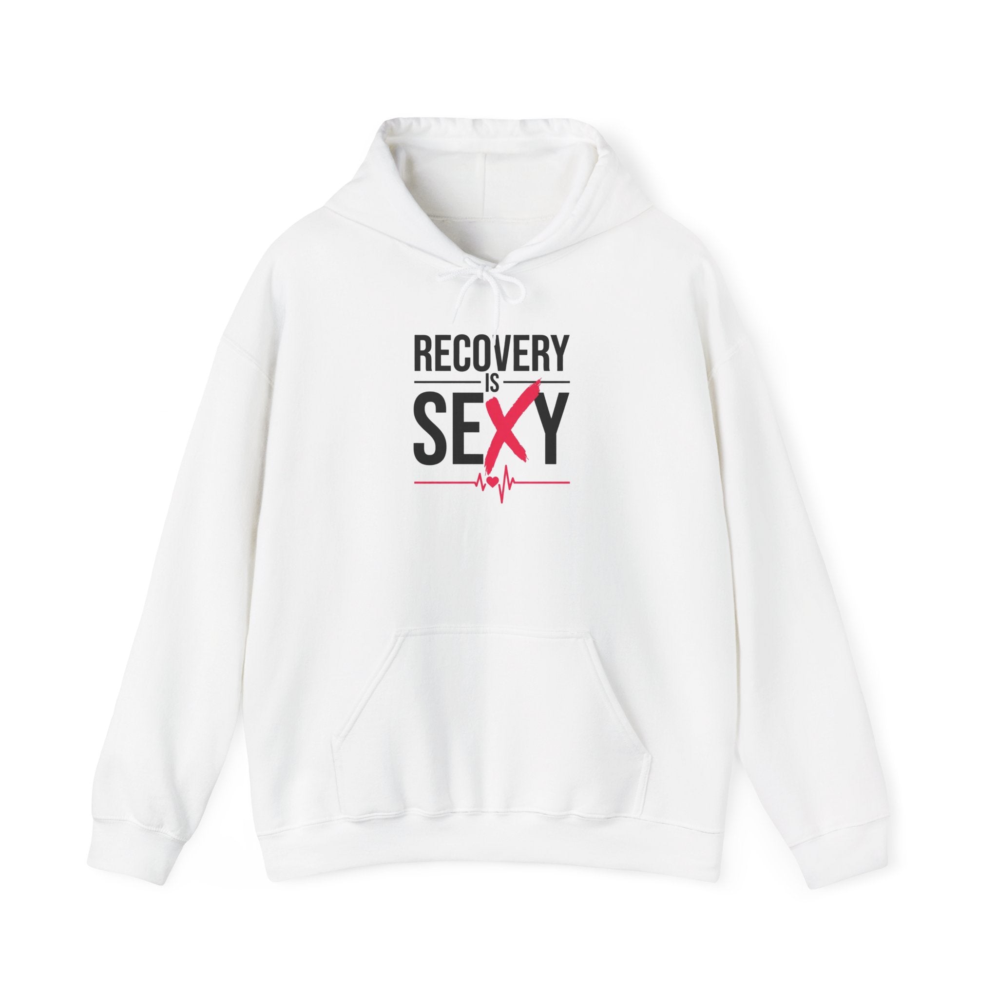 Recovery Is Sexy - Unisex Heavy Blend™ Hooded Sweatshirt - Sobriety