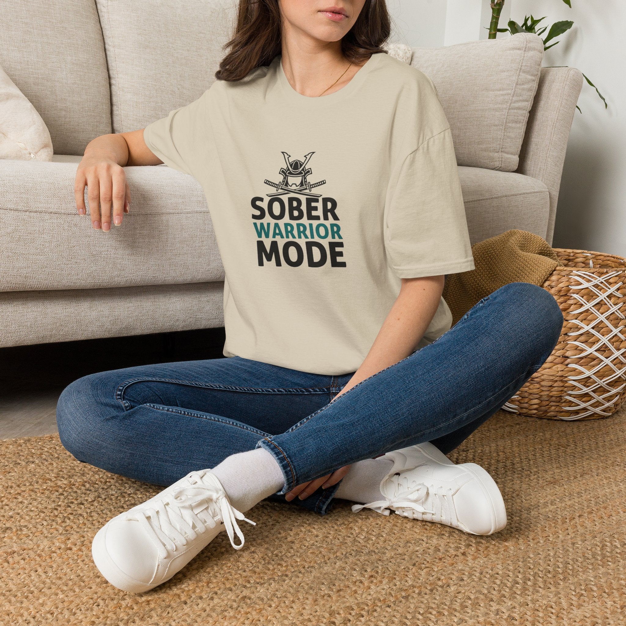 Sober Warrior Mode T-Shirt | Recovery Support Tee