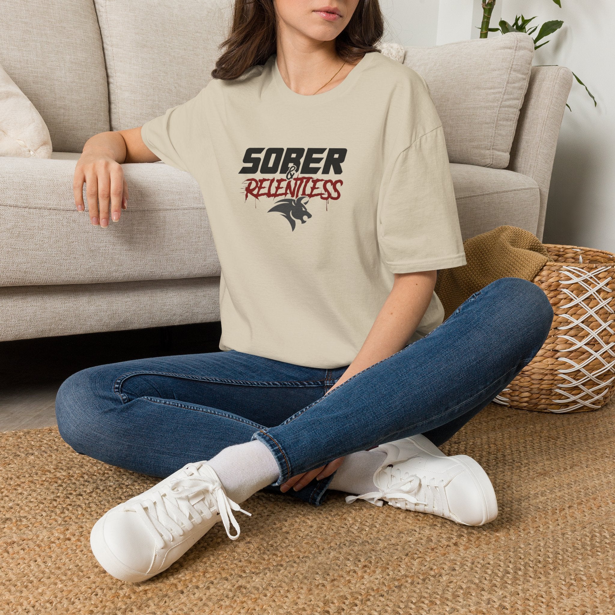 Sober Relentless Tee | Recovery Motivation T-Shirt