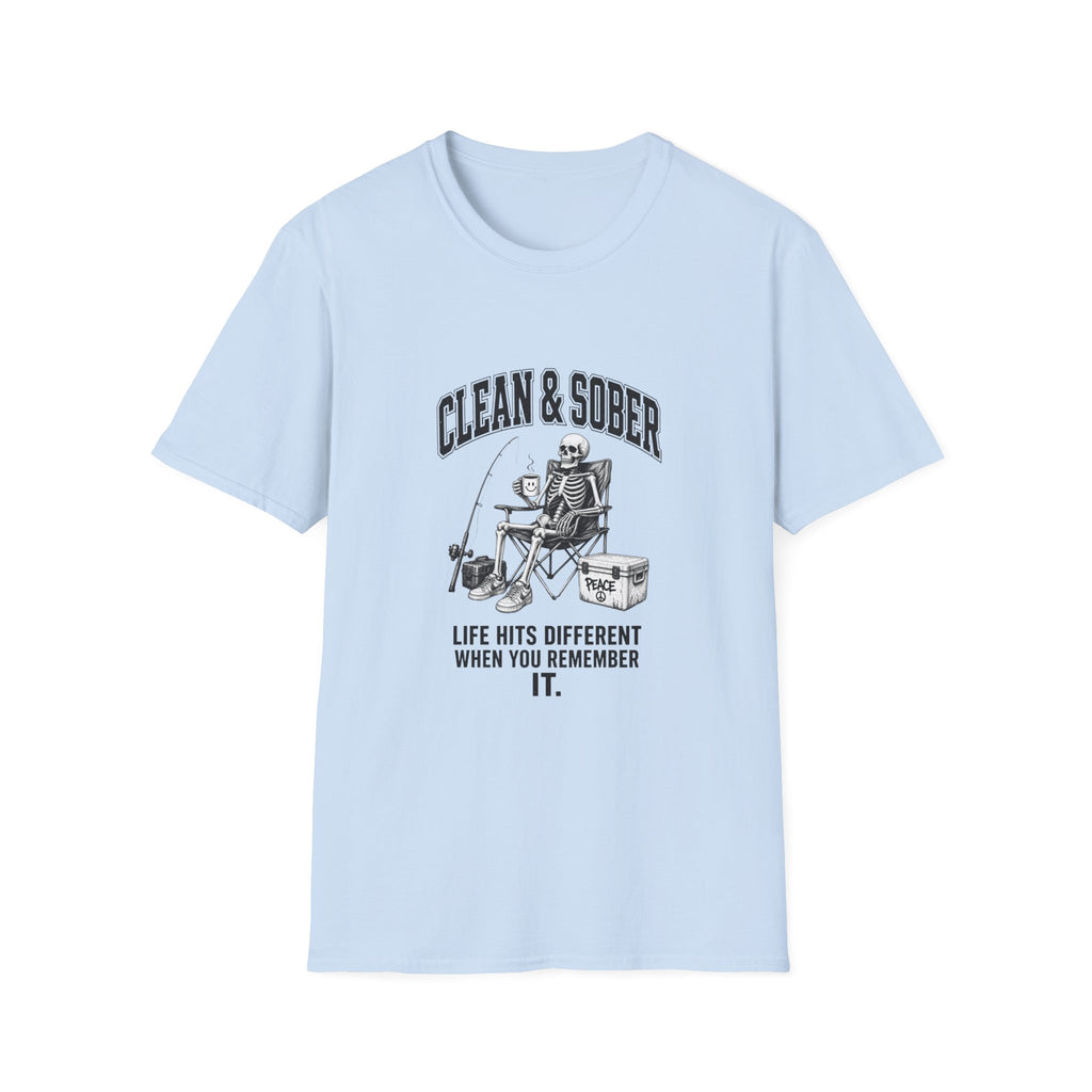 Clean & Sober skeleton tee | T-Shirt