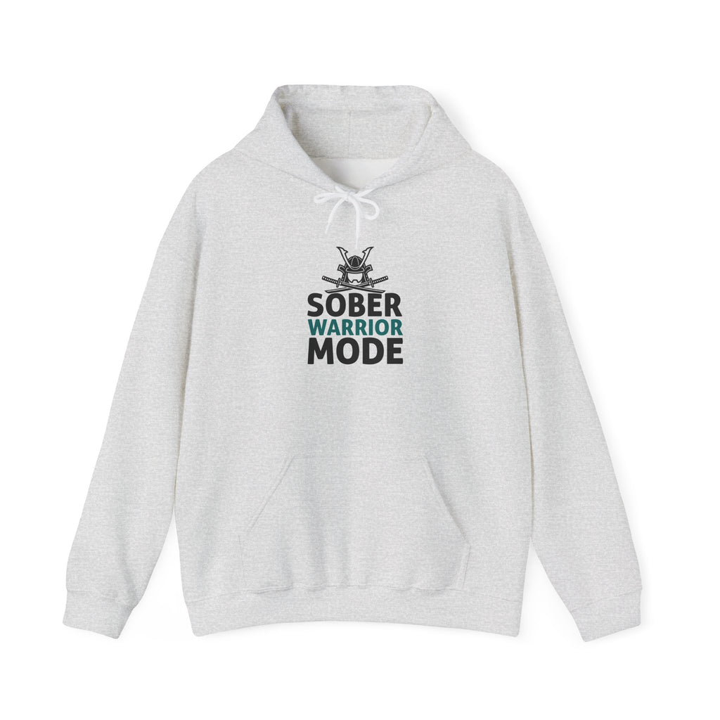 Sober Warrior Mode Hoodie | Recovery Support Graphic Sweatshirt