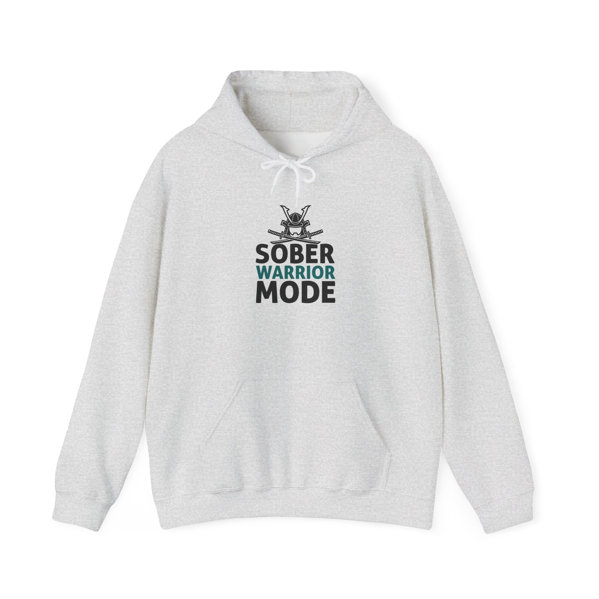 Sober Warrior Mode Hoodie | Recovery Support Graphic Sweatshirt