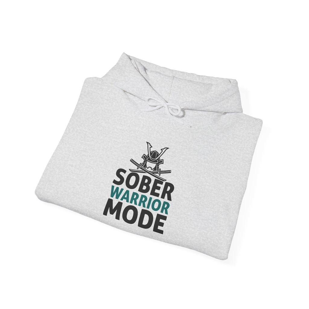 Sober Warrior Mode Hoodie | Recovery Support Graphic Sweatshirt