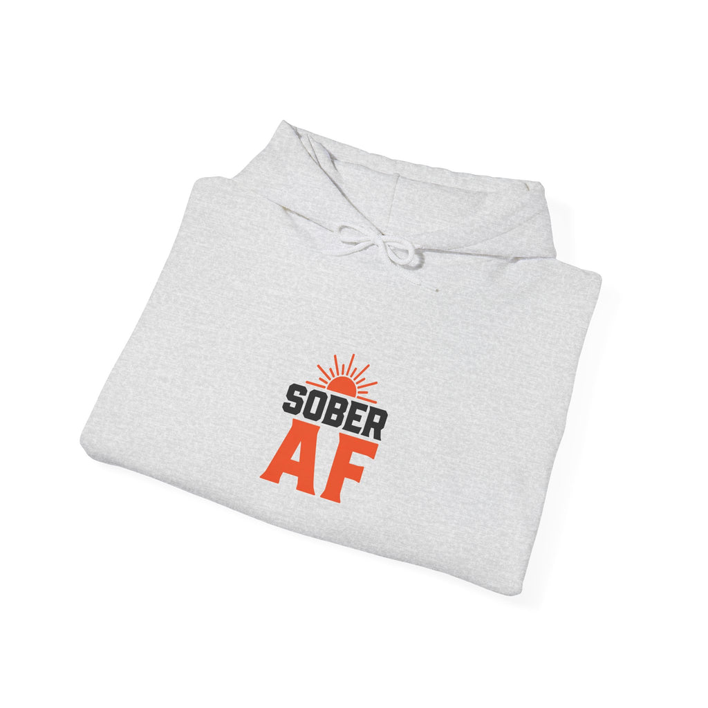 Sober AF hoodie | sobriety recovery sweatshirt