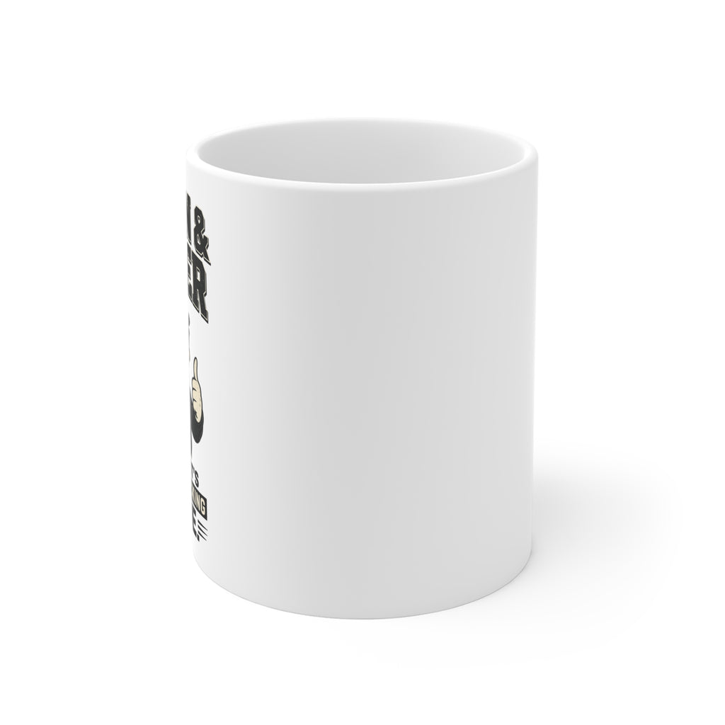 Mug — "Clean & Sober" Funny Recovery Coffee Cup (Yeah… It’s Pretty Fucking Dope)