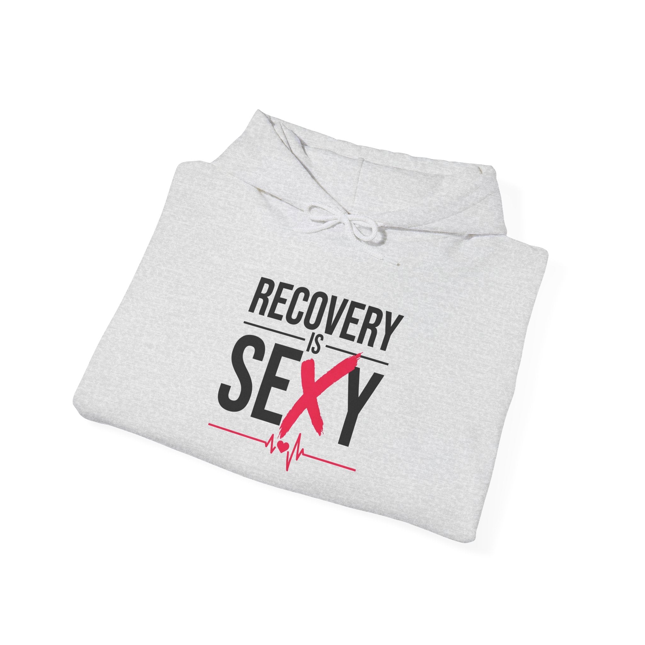 Recovery Is Sexy - Unisex Heavy Blend™ Hooded Sweatshirt - Sobriety