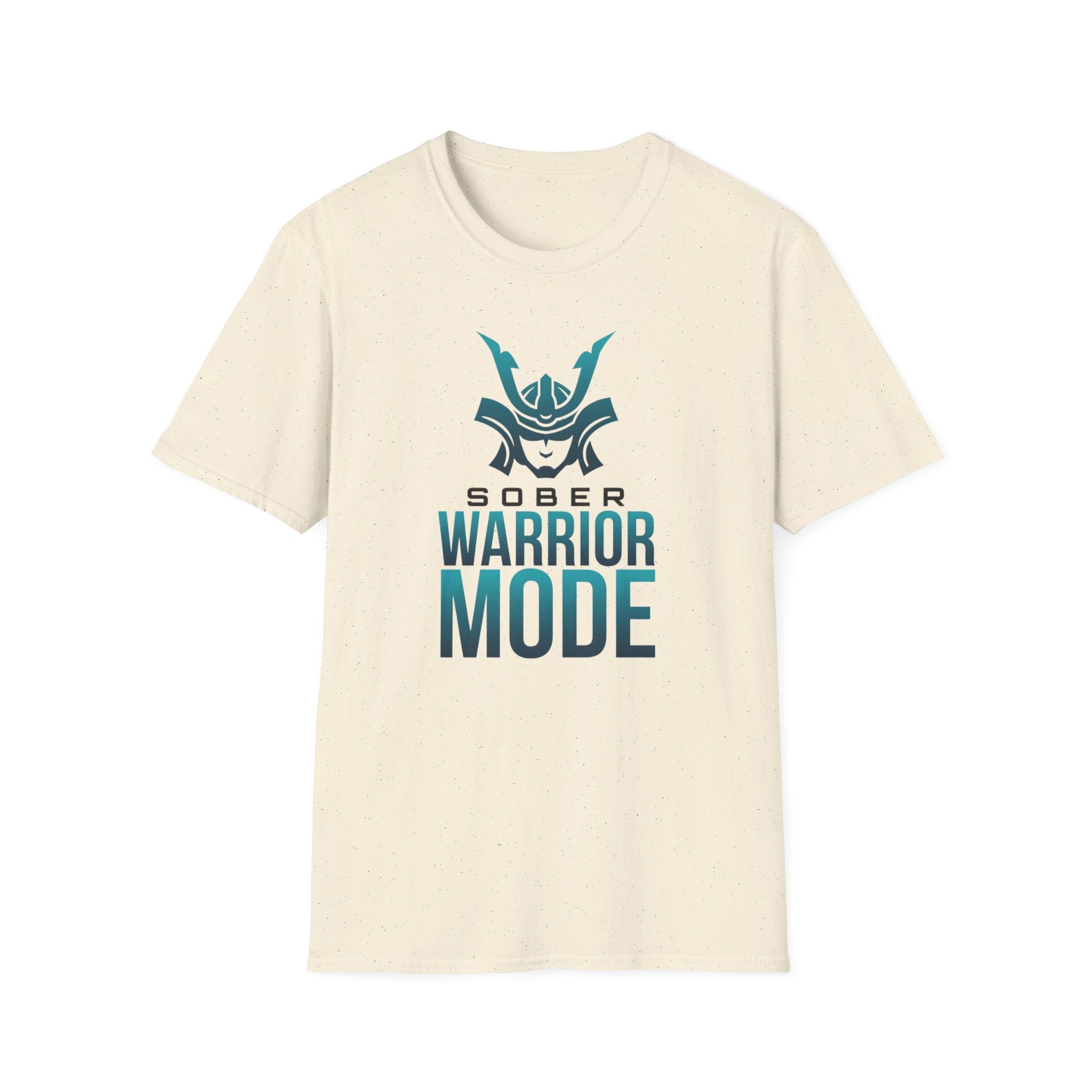 Sober Warrior Mode T-Shirt | Samurai Helmet Recovery Tee