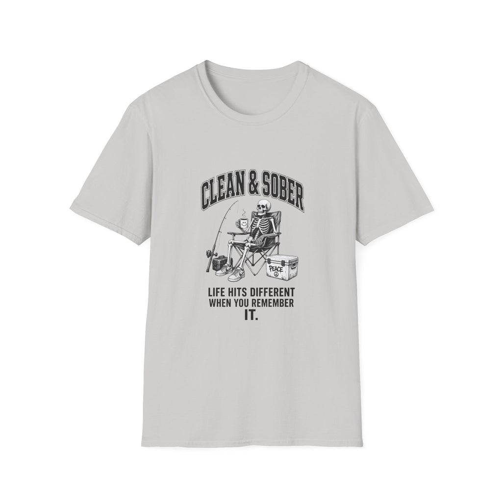 Clean & Sober skeleton tee | T-Shirt