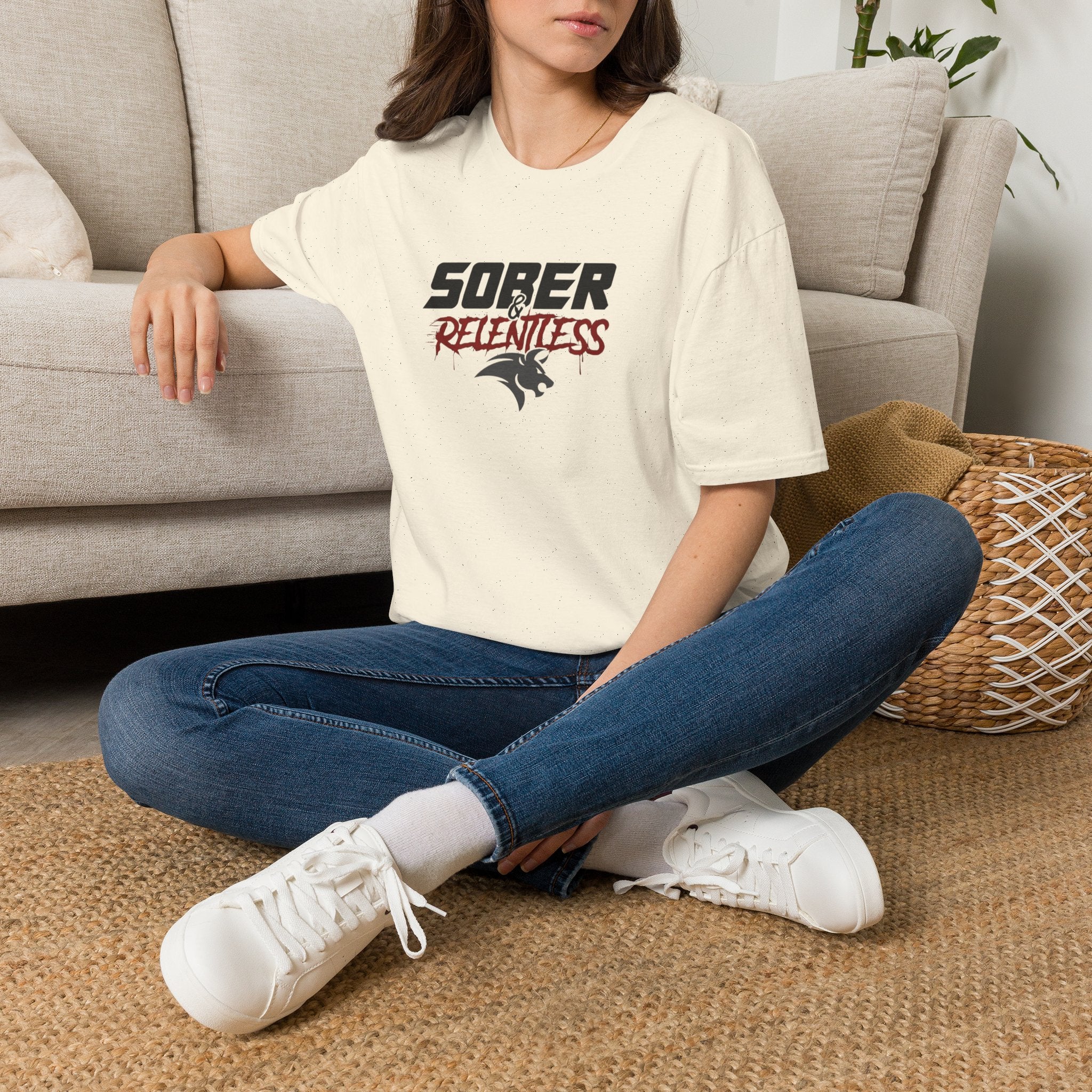 Sober Relentless Tee | Recovery Motivation T-Shirt
