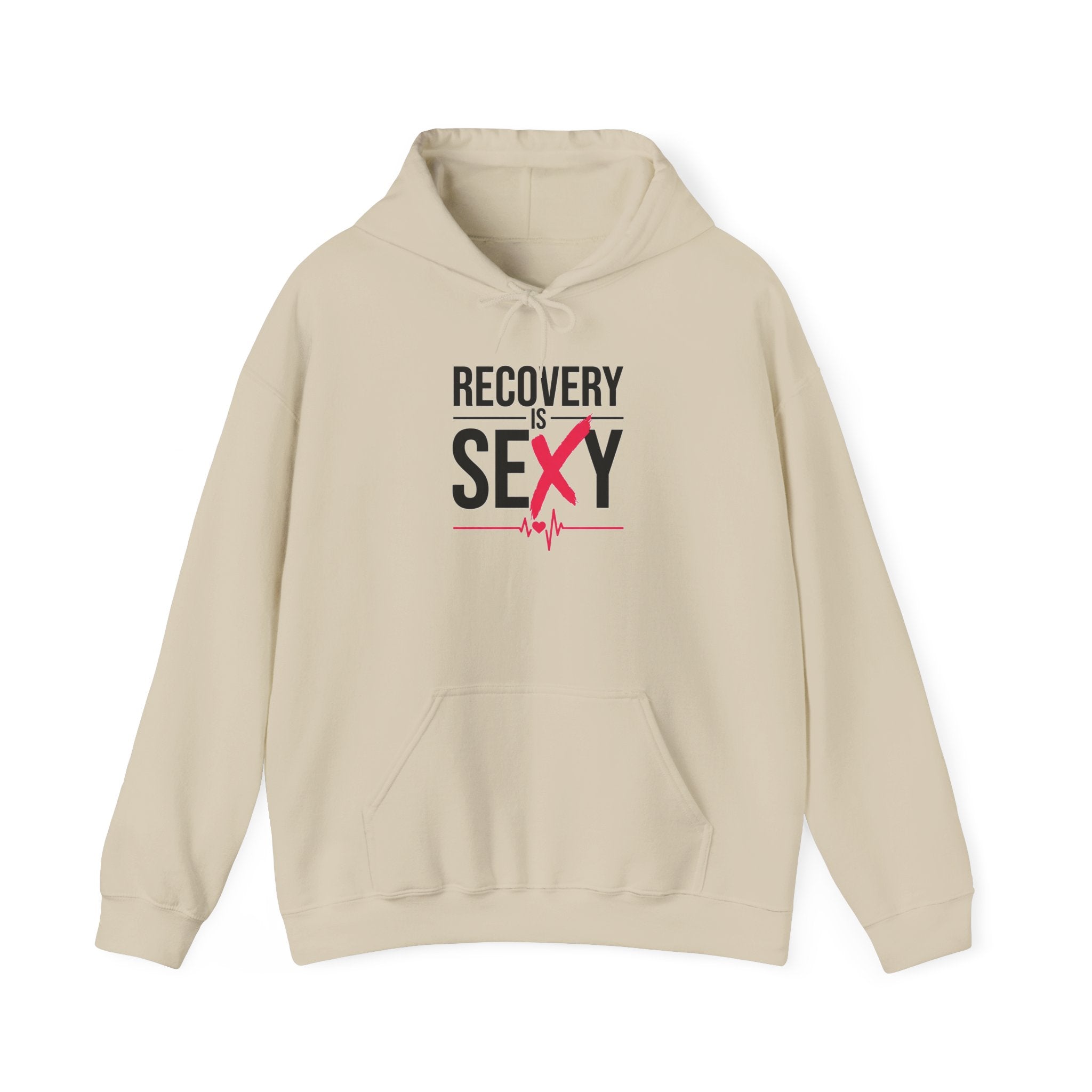 Recovery Is Sexy - Unisex Heavy Blend™ Hooded Sweatshirt - Sobriety