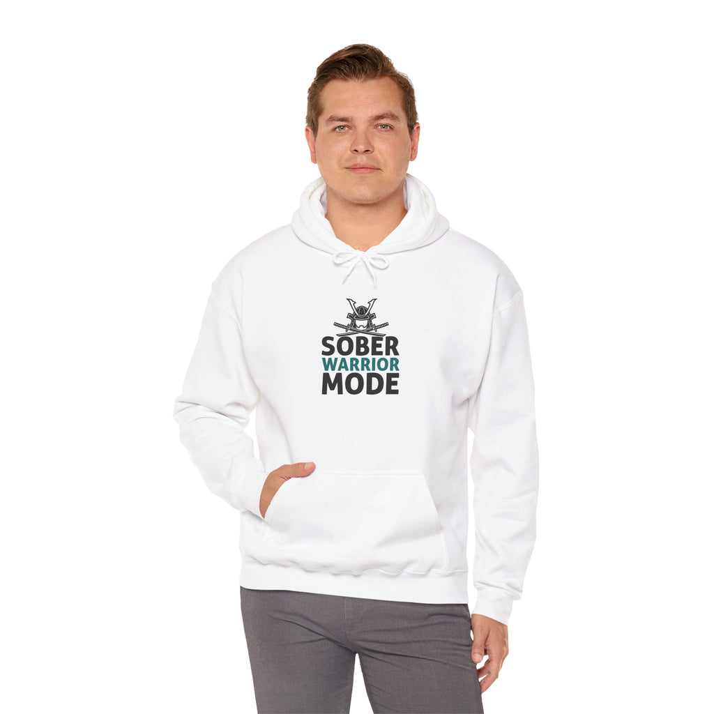 Sober Warrior Mode Hoodie | Recovery Support Graphic Sweatshirt